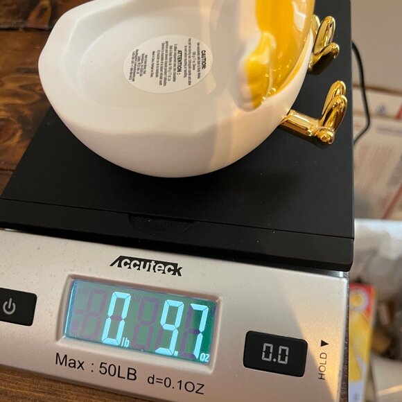 NEW Bath & Body Works Easter Chick Single Wick Candle Holder Yellow Gold White - Picture 9 of 9